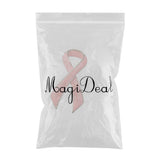 Maxbell Pink Enamel Breast Cancer Awareness Charity Ribbon Brooch Pin w/ Silver Edge - Aladdin Shoppers