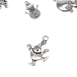 Maxbell 10x Multi Style Snowflake Snowman Christmas Charms Pendants for DIY Jewelry - Aladdin Shoppers