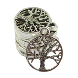 Maxbell Ethnic Antique Silver Tree of life Charms Pendants Jewelry DIY Making 30pcs - Aladdin Shoppers