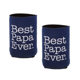 Maxbell 2pcs Best Papa Ever Beer Can Holder Cooler Fathers Day Gift Christmas Party - Aladdin Shoppers