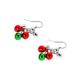 Maxbell Christmas Earrings Xmas Women Girls Bell Drop Dangle Ear Hooks New Year Gift - Aladdin Shoppers
