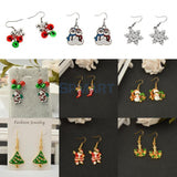 Maxbell Christmas Earrings Xmas Women Girls Bell Drop Dangle Ear Hooks New Year Gift - Aladdin Shoppers