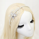 Wedding Bridal Crystal Rhinestone Flower Headband Hair Band Headpiece