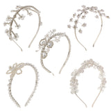 Wedding Bridal Crystal Rhinestone Flower Headband Hair Band Headpiece