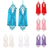 Maxbell Wedding Mittens Bridal Fingerless Lace Fashion Glove Wedding Accesories - Aladdin Shoppers