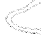 Maxbell Fashion Women Men Chain Necklace DIY Jewelry Accessories Silver - Aladdin Shoppers