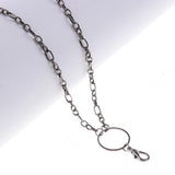 Maxbell Fashion Women Men Chain Necklace DIY Jewelry Accessories Gun Black - Aladdin Shoppers