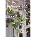 Maxbell Garden DIY Wedding Centrepiece Flower Holder Decoration Brass 11.5x11x14cm - Aladdin Shoppers