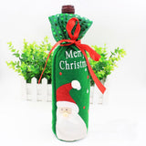 Maxbell Christmas Green Santa Wine Bottle Bag Cover Xmas Dinner Party Table Decor - Aladdin Shoppers