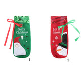 Maxbell Christmas Green Santa Wine Bottle Bag Cover Xmas Dinner Party Table Decor - Aladdin Shoppers