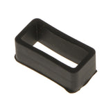 Maxbell 10Pcs Rubber Replacement Keeper Loops Watch Band Strap End Holder Black 18mm - Aladdin Shoppers