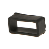 Maxbell 10Pcs Rubber Replacement Keeper Loops Watch Band Strap End Holder Black 18mm - Aladdin Shoppers