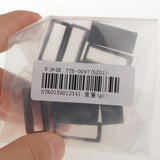 Maxbell 10Pcs Rubber Replacement Keeper Loops Watch Band Strap End Holder Black 20mm - Aladdin Shoppers