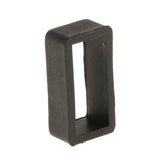 Maxbell 10x Black Watch Band Strap Replacement Small Rubber Strap Loops Holder 18mm - Aladdin Shoppers