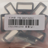 Maxbell 10x Black Watch Band Strap Replacement Small Rubber Strap Loops Holder 18mm - Aladdin Shoppers
