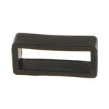 Maxbell 10x Black Watch Band Strap Replacement Rubber Strap Loops Holder 20mm Small - Aladdin Shoppers