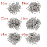 Maxbell 200pcs Stainless Steel Curved Spring Bar Pins Link for Watch Band 24mm - Aladdin Shoppers