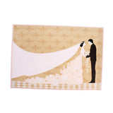 Maxbell 35x50cm Wedding Guest Book Bridal Veil Fingerprint Canvas Painting Keepsake - Aladdin Shoppers