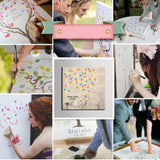Maxbell Elephant and Balloons Print Thumbprint Guest Book Alternative Wedding Decor - Aladdin Shoppers
