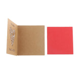 Maxbell 10pcs Mini Greeting Thanks Card Cartoon Wishes Wedding Birthday Red Heart - Aladdin Shoppers