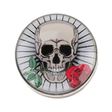 Maxbell Pair Skull Stainless Steel Screw Fix Ear Stretcher Expander Tunnel Plug 25mm - Aladdin Shoppers