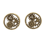 Maxbell Gears Ear Plug Expander Flesh Tunnel Stretcher Stretching Antique Brass 18mm - Aladdin Shoppers