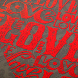 Maxbell 40 x 40cm New Wedding Guest Book Heart Fingerprint Tree Canvas Painting - Aladdin Shoppers