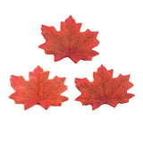 Maxbell 50pcs Fall Wedding Maple Leaf Leaves Favor Decorations Photo Props Orange - Aladdin Shoppers