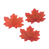 Maxbell 50pcs Fall Wedding Maple Leaf Leaves Favor Decorations Photo Props Orange - Aladdin Shoppers