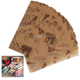 Maxbell 50pcs Waterproof Dry Wax Paper Food Candy Wrapping Tissue Eiffel Tower - Aladdin Shoppers