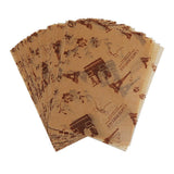 Maxbell 50pcs Waterproof Dry Wax Paper Food Candy Wrapping Tissue Eiffel Tower - Aladdin Shoppers