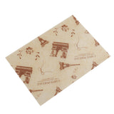 Maxbell 50pcs Waterproof Dry Wax Paper Food Candy Wrapping Tissue Eiffel Tower - Aladdin Shoppers