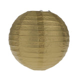 Maxbell Paper Wedding Lanterns Lamp Round Pom Party Decoration 8" Gold - Aladdin Shoppers
