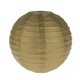Maxbell Paper Wedding Lanterns Lamp Round Pom Party Decoration 8" Gold - Aladdin Shoppers
