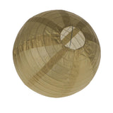 Maxbell Paper Wedding Lanterns Lamp Round Pom Party Decoration 8" Gold - Aladdin Shoppers