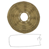 Maxbell Paper Wedding Lanterns Lamp Round Pom Party Decoration 8" Gold - Aladdin Shoppers