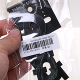 Maxbell Cool Acrylic Large OMG Letters Dangle Drop Earring Hip Hop Accessory-Black - Aladdin Shoppers