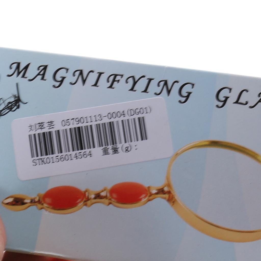 Maxbell Maxbell 52mm High Power Mini Imitation Jade Magnifying Optical Glass Len Eye Loupe