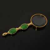 Maxbell 52mm High Power Mini Imitation Jade Magnifying Optical Glass Len Eye Loupe - Aladdin Shoppers