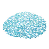 Maxbell Paper Lace Round Placemat Wedding Party Xmas Pub Hanging Decor Gift Blue - Aladdin Shoppers