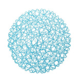 Maxbell Paper Lace Round Placemat Wedding Party Xmas Pub Hanging Decor Gift Blue - Aladdin Shoppers