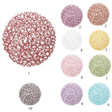 Maxbell Paper Lace Round Placemat Wedding Party Xmas Pub Hanging Decor Gift Blue - Aladdin Shoppers