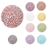 Maxbell Paper Lace Round Placemat Wedding Party Xmas Pub Hanging Decor Gift Blue - Aladdin Shoppers