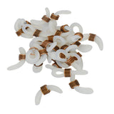 Maxbell 25Pcs Eyeglasses Spectacle Chain Strap Holder Loop Ends Rubber 20mm - Aladdin Shoppers