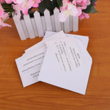 Maxbell 50pcs Wedding Reception RSVP Reply Cards and Envelopes - Aladdin Shoppers