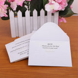 Maxbell 50pcs Wedding Reception RSVP Reply Cards and Envelopes - Aladdin Shoppers