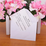 Maxbell 50pcs Wedding Reception RSVP Reply Cards and Envelopes - Aladdin Shoppers