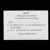 Maxbell 50pcs Wedding Reception RSVP Reply Cards and Envelopes - Aladdin Shoppers