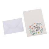 Maxbell 50pcs Floral Flower Paper Thank You Cards with Envelopes for Wedding Party - Aladdin Shoppers