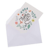 Maxbell 50pcs Floral Flower Paper Thank You Cards with Envelopes for Wedding Party - Aladdin Shoppers